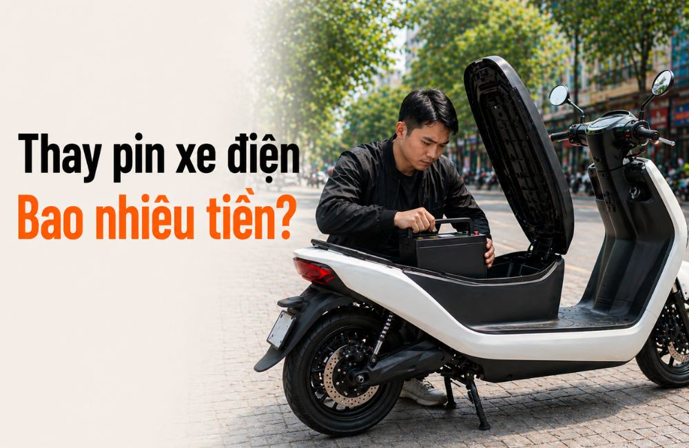 Thay pin xe điện giá bao nhiêu và chi phí thực tế tại Việt Nam