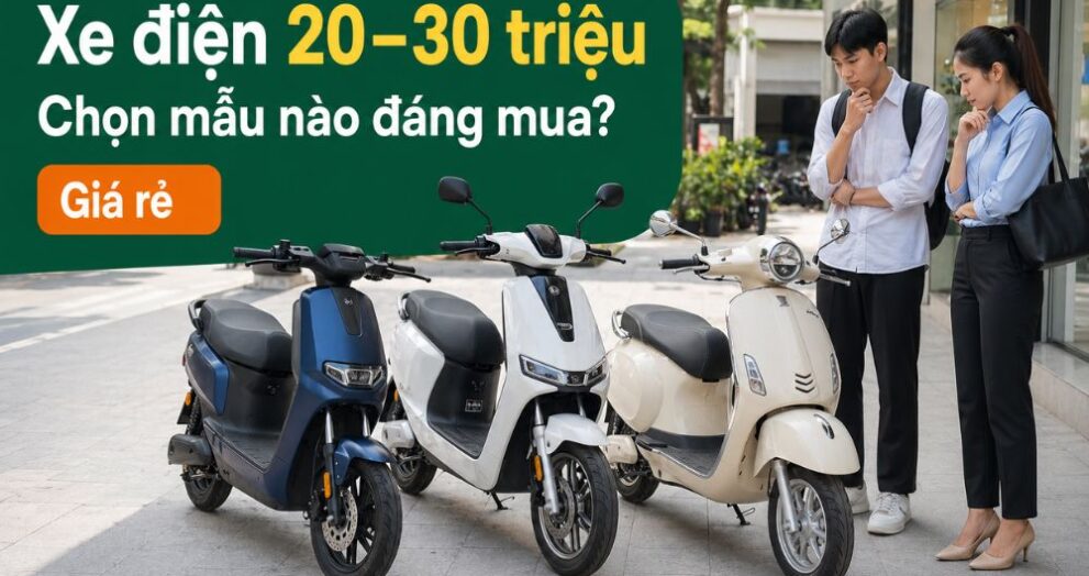Người dùng hài lòng khi chọn đúng xe máy điện giá rẻ phù hợp nhu cầu