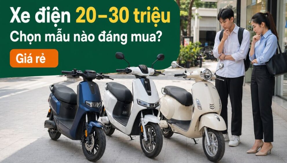 Người dùng hài lòng khi chọn đúng xe máy điện giá rẻ phù hợp nhu cầu