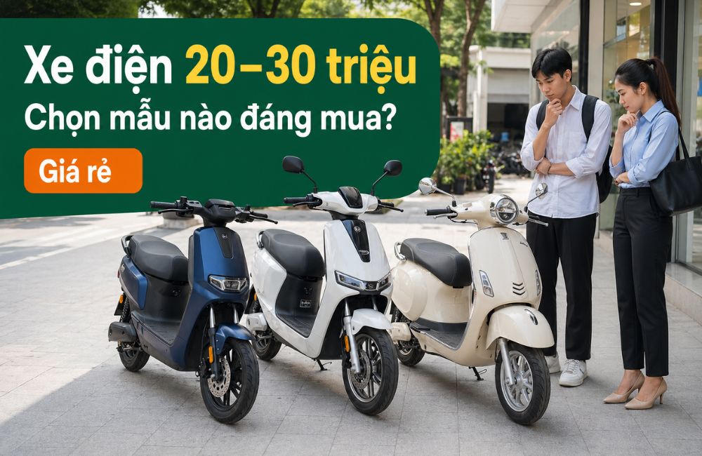Người dùng hài lòng khi chọn đúng xe máy điện giá rẻ phù hợp nhu cầu