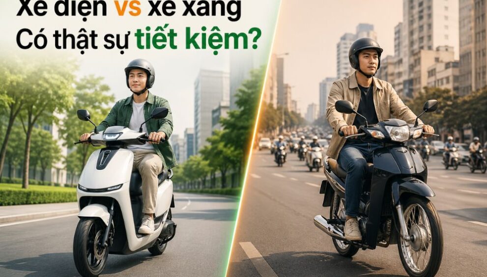 so sánh xe máy điện và xe xăng trong điều kiện sử dụng thực tế tại Việt Nam