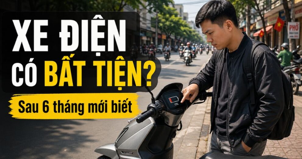 Xe điện có bất tiện không khi dùng hằng ngày