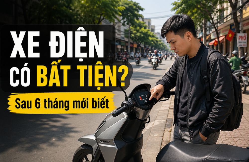 Xe điện có bất tiện không khi dùng hằng ngày